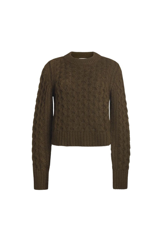 Amara Sweater in Dark Olive