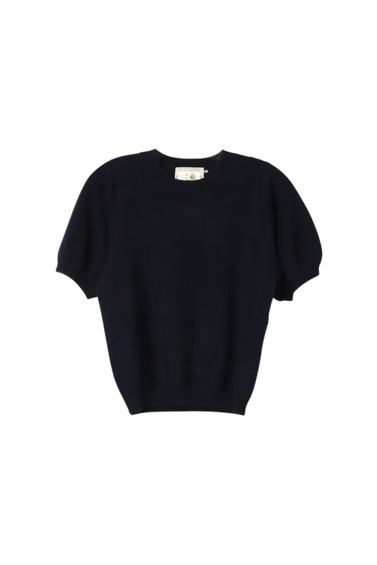 Tilda Cashmere Top in Navy