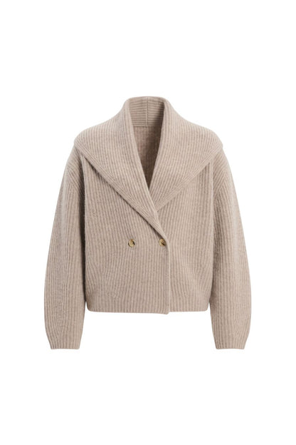 Coatigan in Beige Melange