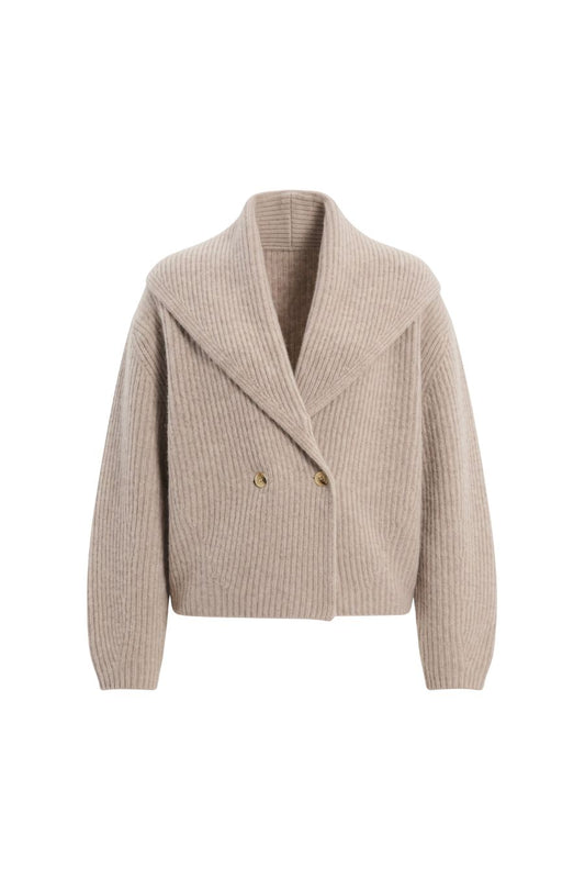 Coatigan in Beige Melange