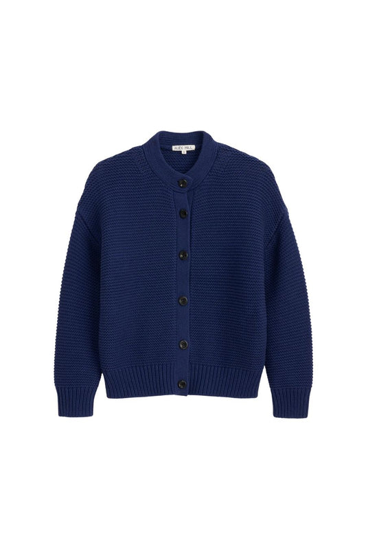 Nico Chunky Cardigan in Midnight Navy