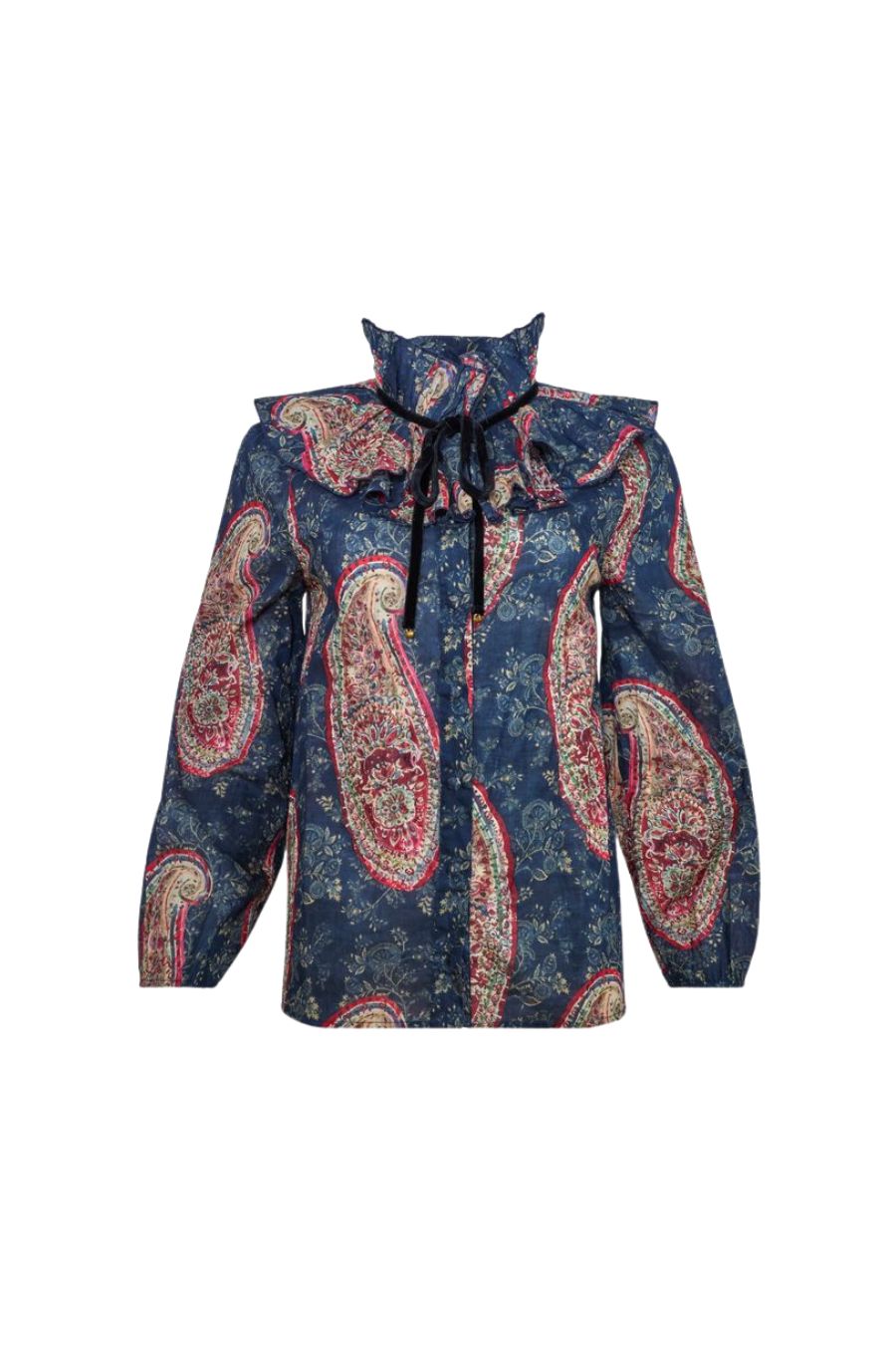 Eloise Top in Twilight Paisley