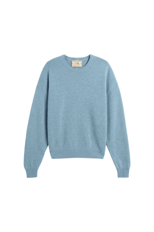 Artemis Cashmere Sweater in Vintage Blue