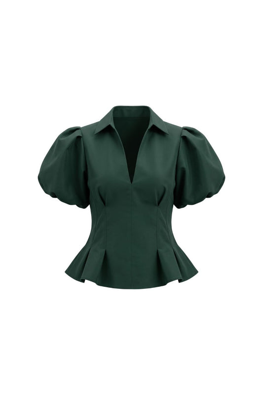 Nessa Top in Spruce by Simkhai