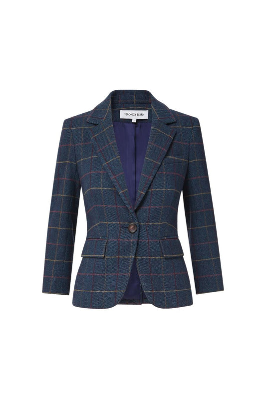 Schoolboy Dicky Jacket in Navy Multi