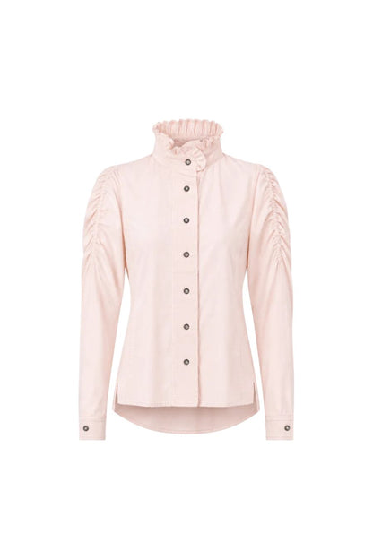 Wind Blouse in Peony Pink