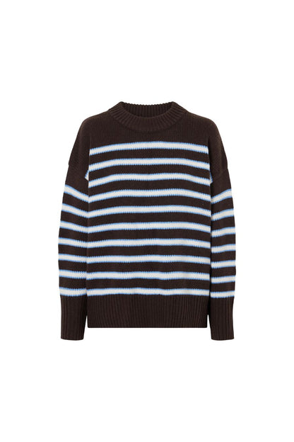 Marin Sweater in Chocolate by LA LIGNE