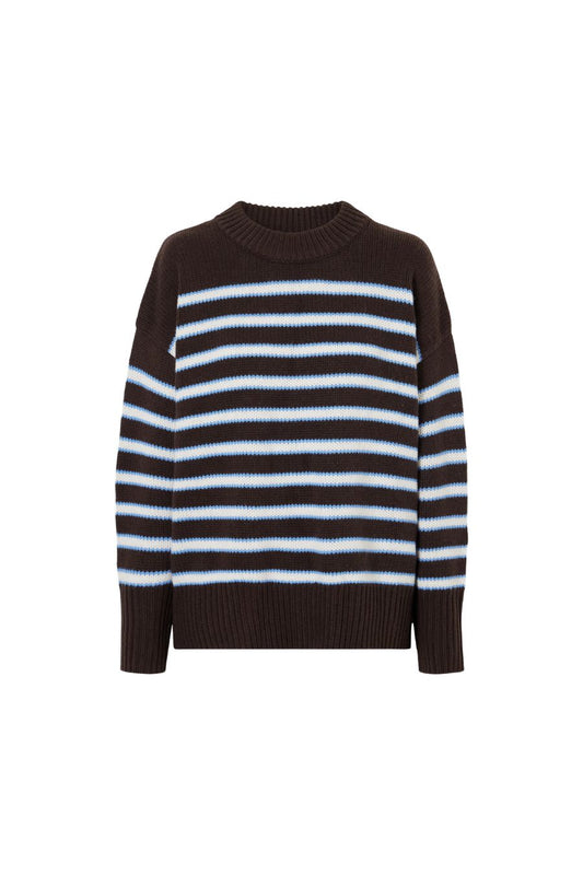 Marin Sweater in Chocolate by LA LIGNE