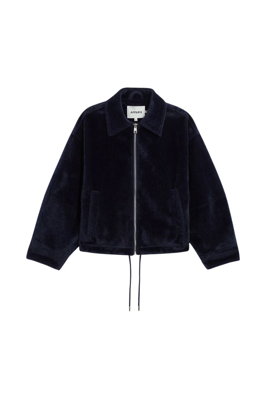 Ada Pony Jacket in Navy Blue