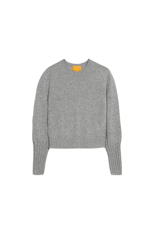 Shrunken Crew in Heather Grey
