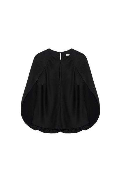 Lauren Cape Top in Black