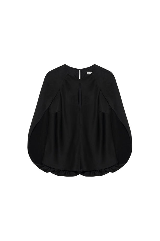 Lauren Cape Top in Black