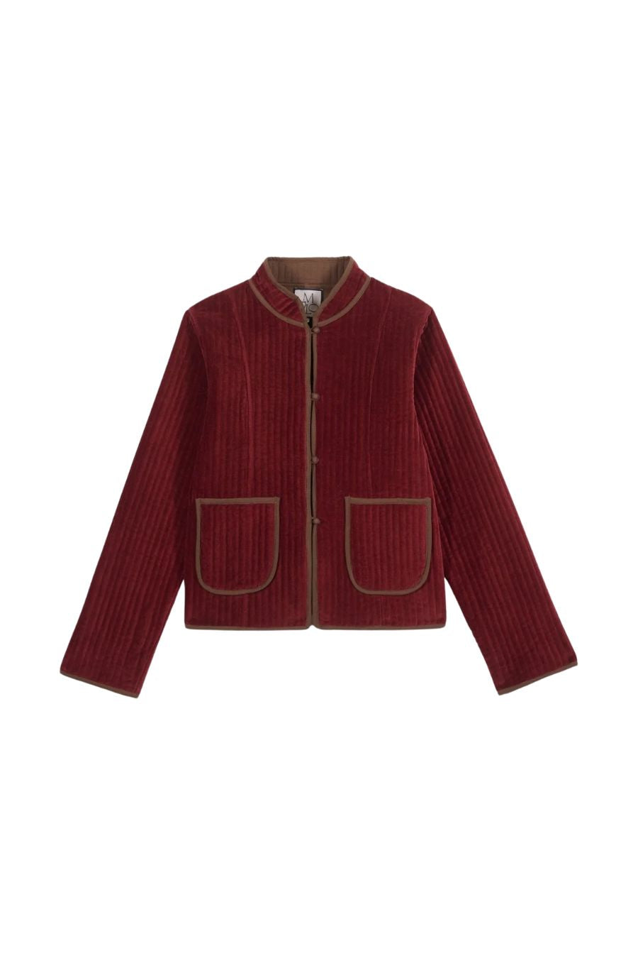 Fittonia Jacket in Cabernet by Maria De La Orden