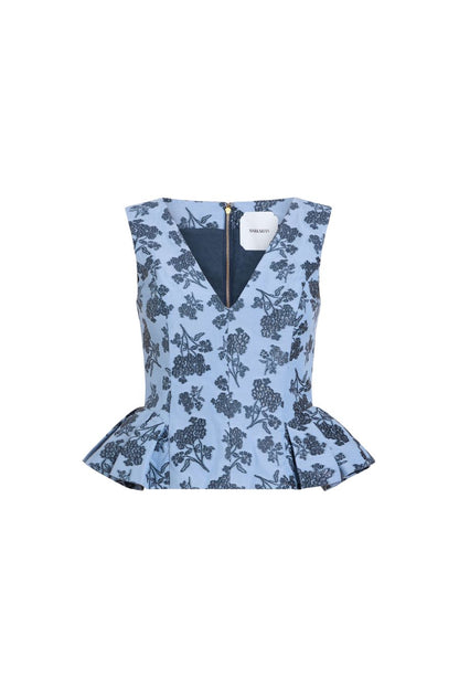 TS Jasminium Navy Bouquet Top