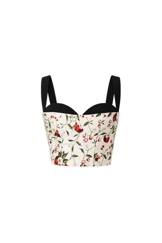 Ralston Bustier in Camellia Ivory