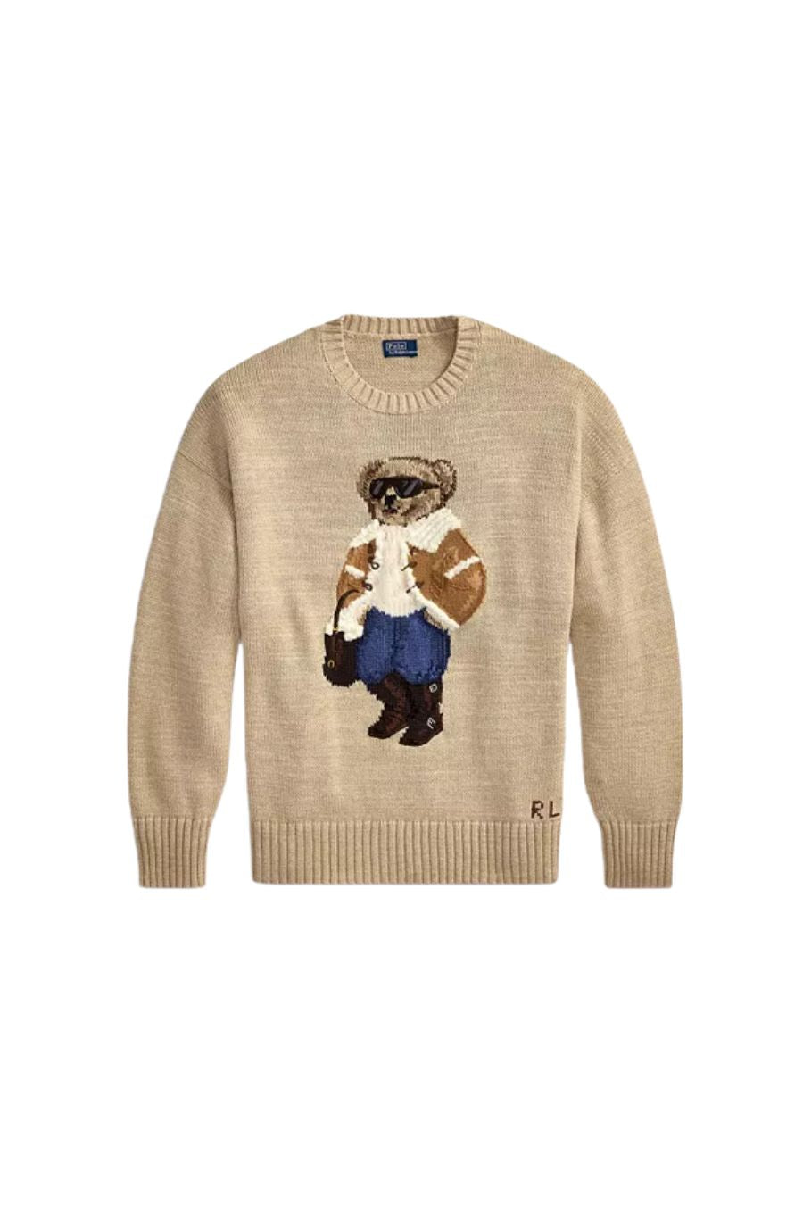 Winter Polo Bear Crewneck Sweater