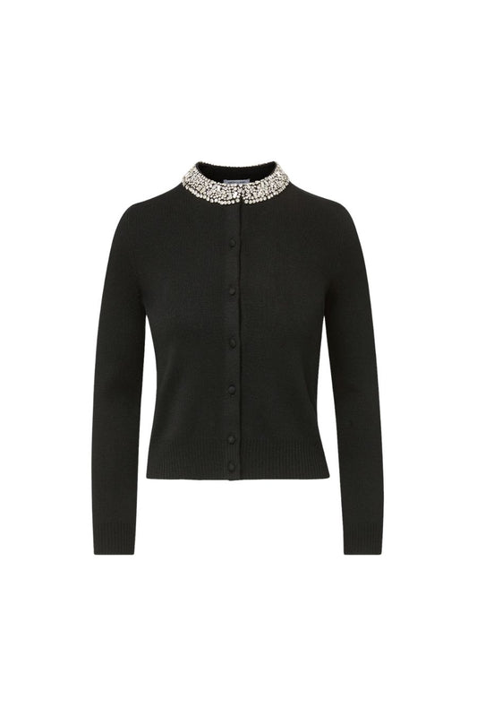 TS Daro Embellished Cardigan in Black