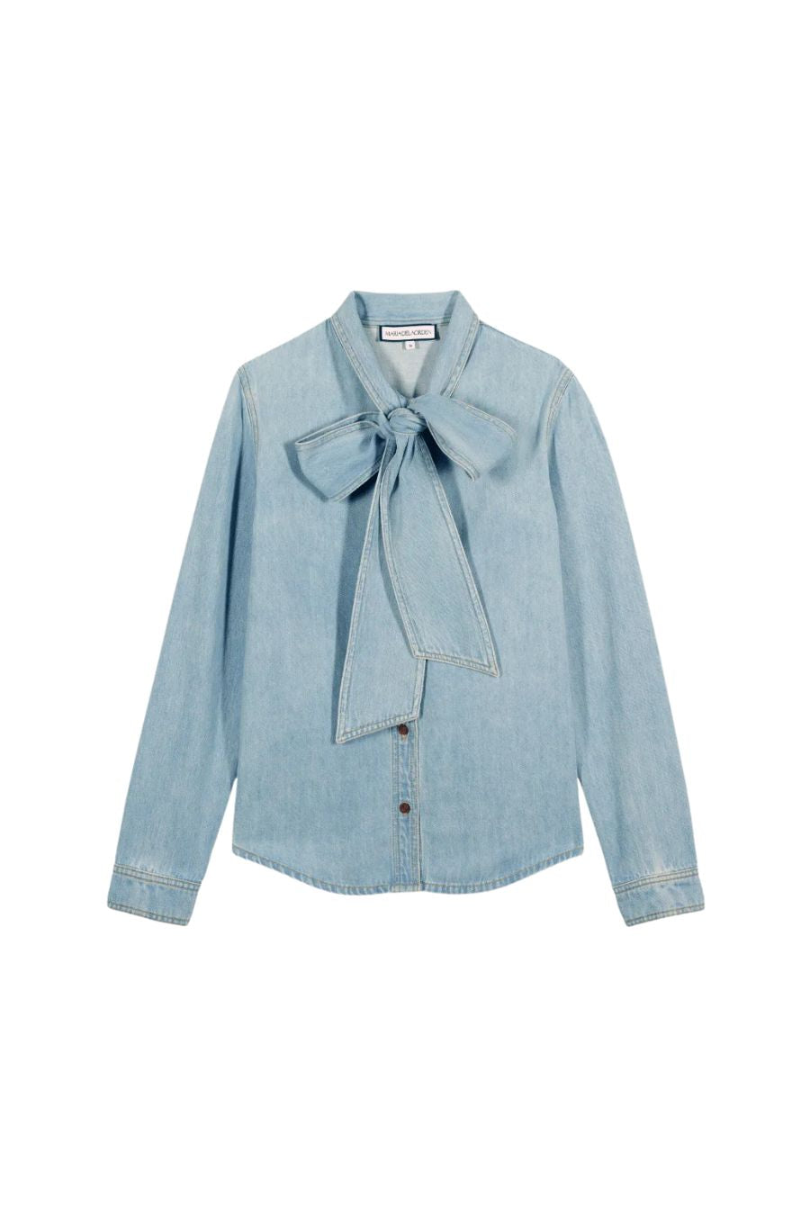 Fairy Shirt in Denim Light Blue by Maria De La Orden