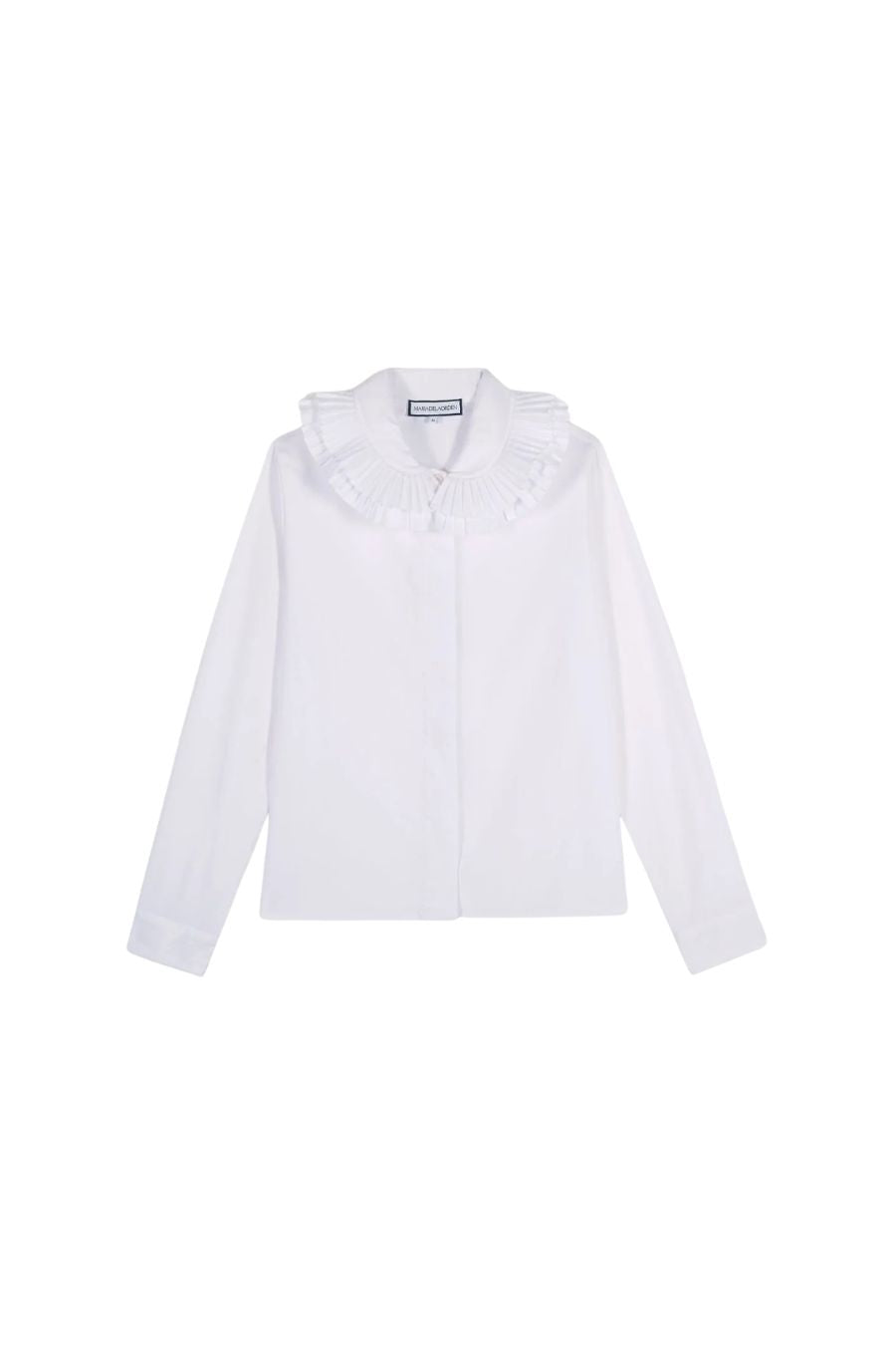 Belleville Shirt in White by Maria De La Orden