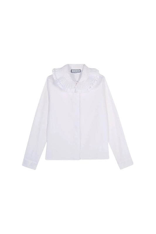 Belleville Shirt in White by Maria De La Orden