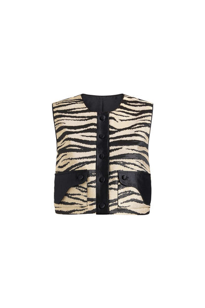 TS Xena Zebra-Striped Top