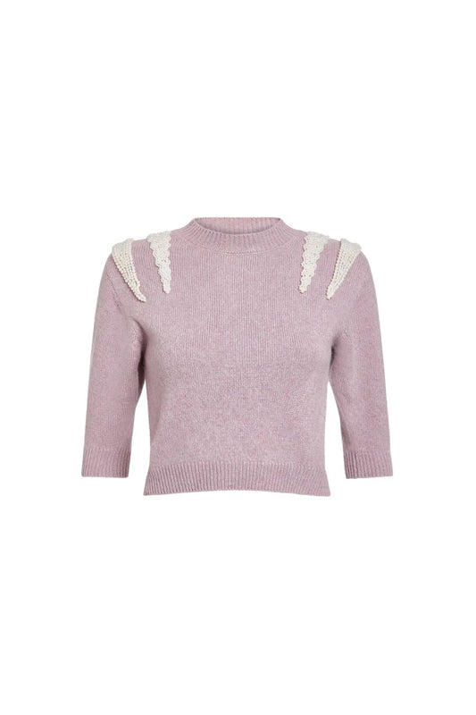 TS Posy Cashmere Sweater in Lavender