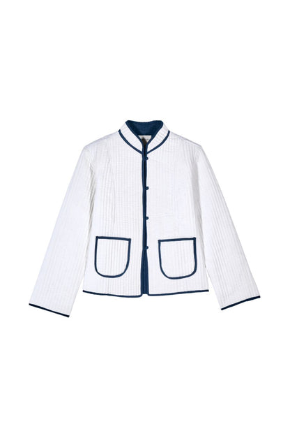 Fittonia Jacket in Cream by Maria De La Orden