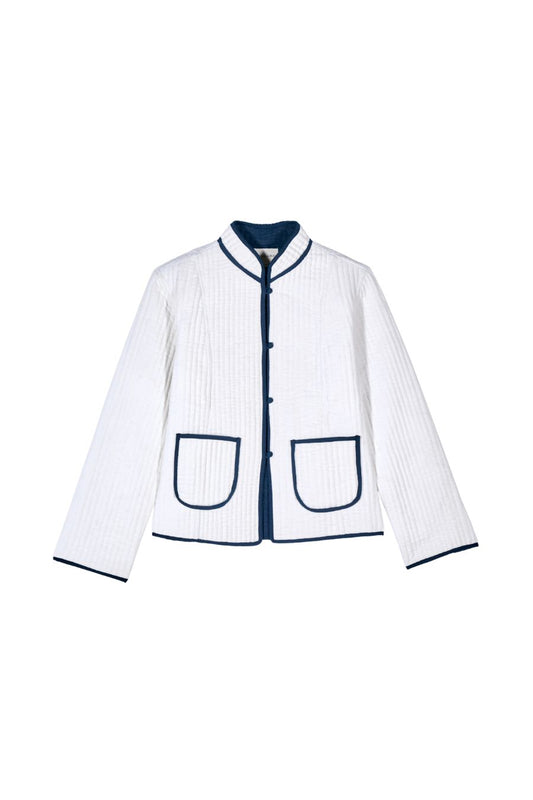 Fittonia Jacket in Cream by Maria De La Orden