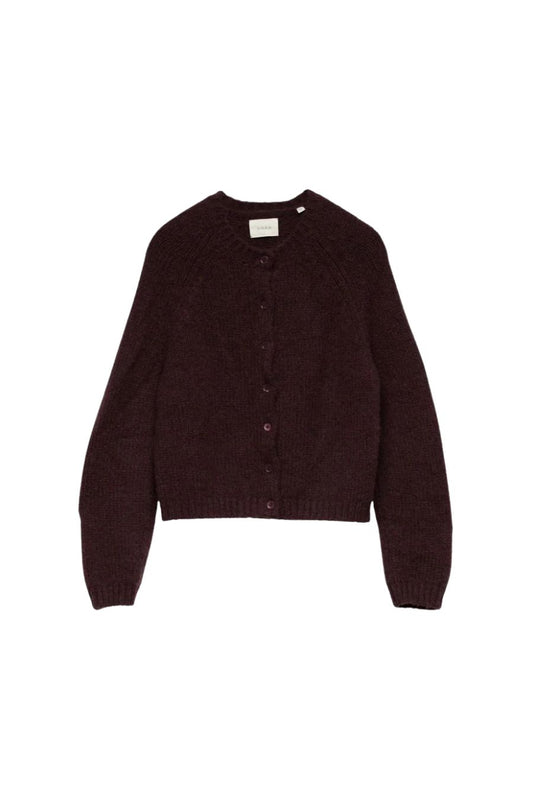 Darcy Cardigan in Red Umber