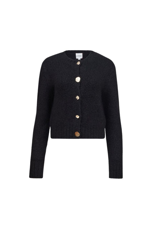 Brooke Noir Cardigan by Hunter Bell