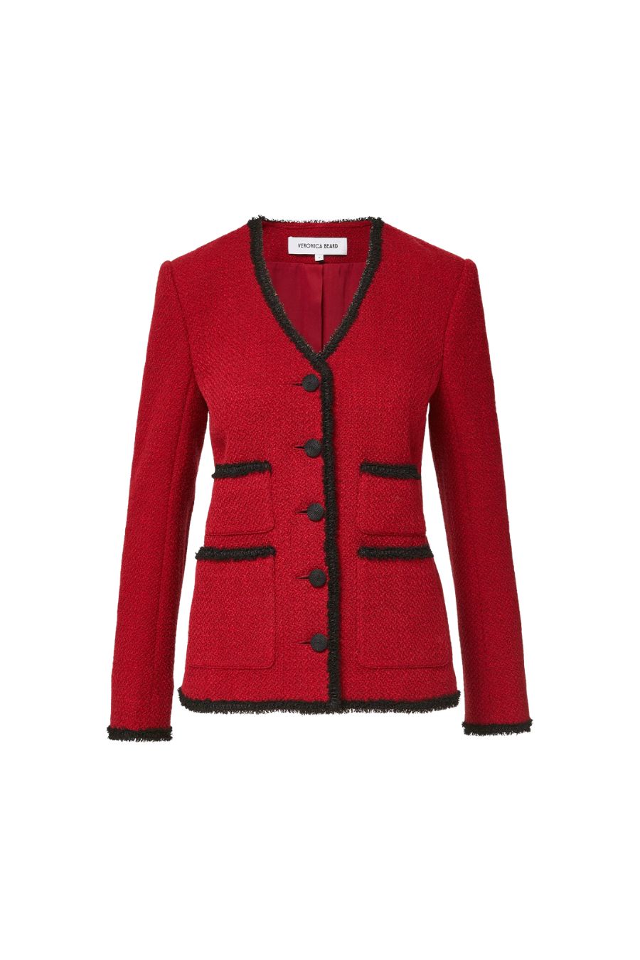 TS Cyrene Dickey Jacket in Cardinal Red/Black