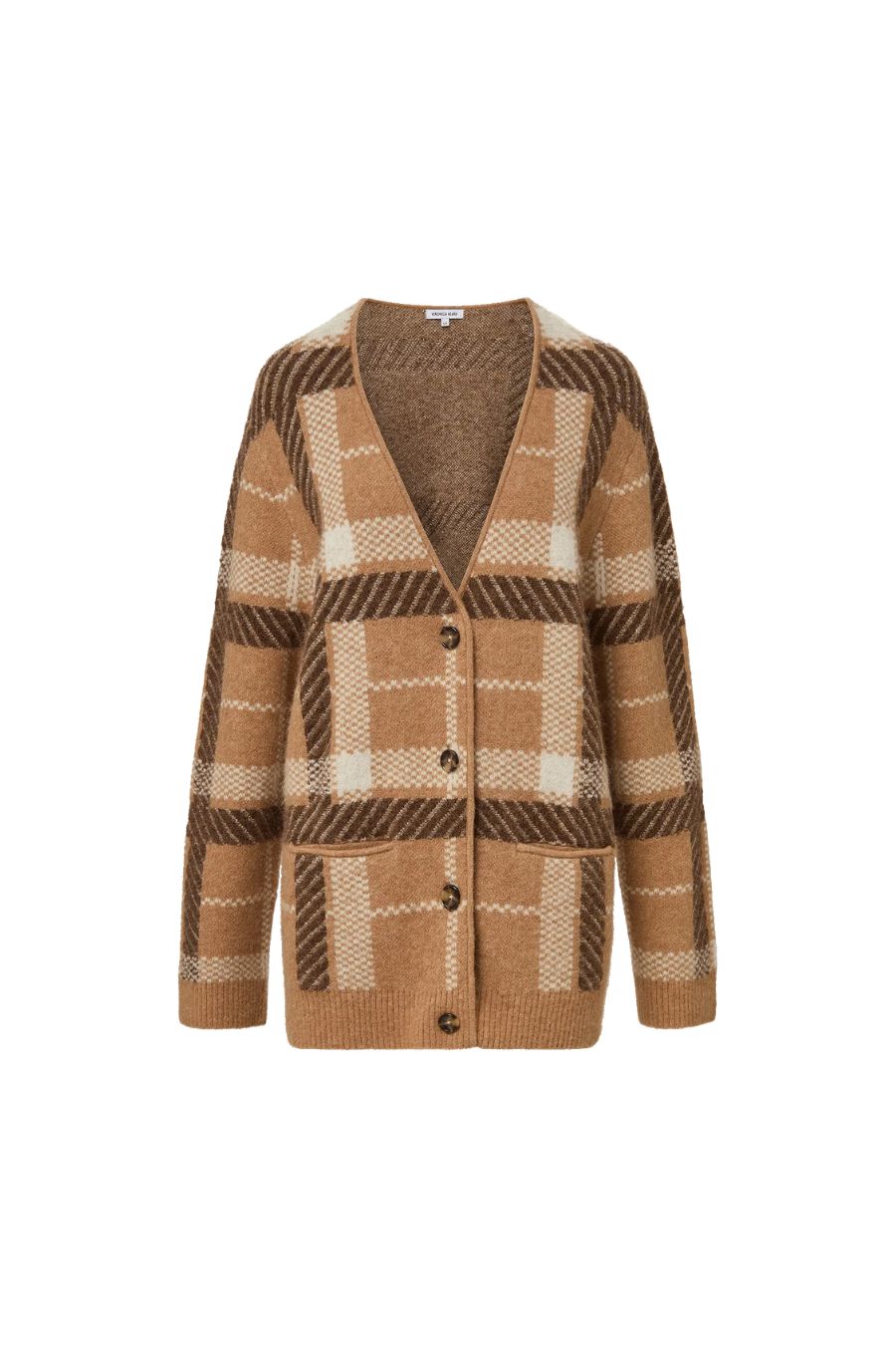 TS Covey Cardigan in Camel Multi