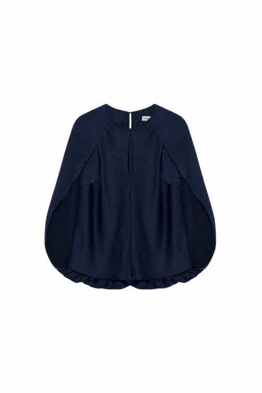 Lauren Cape Top in Ink by Simkhai