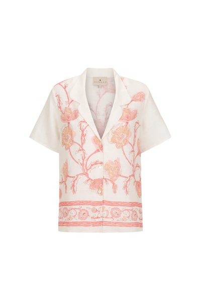 Gabriella Shirt in Hibiscus Bloom Pink – Bunny and Babe Winnetka
