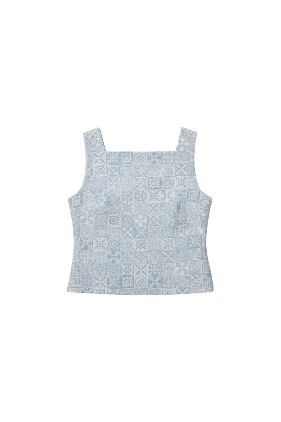 Shift Top in Blue Check