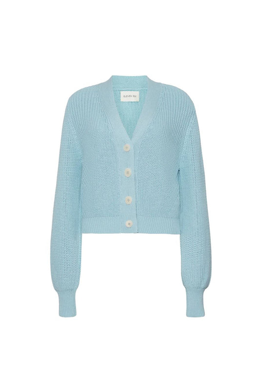 Isla Cardi in Skye Blue