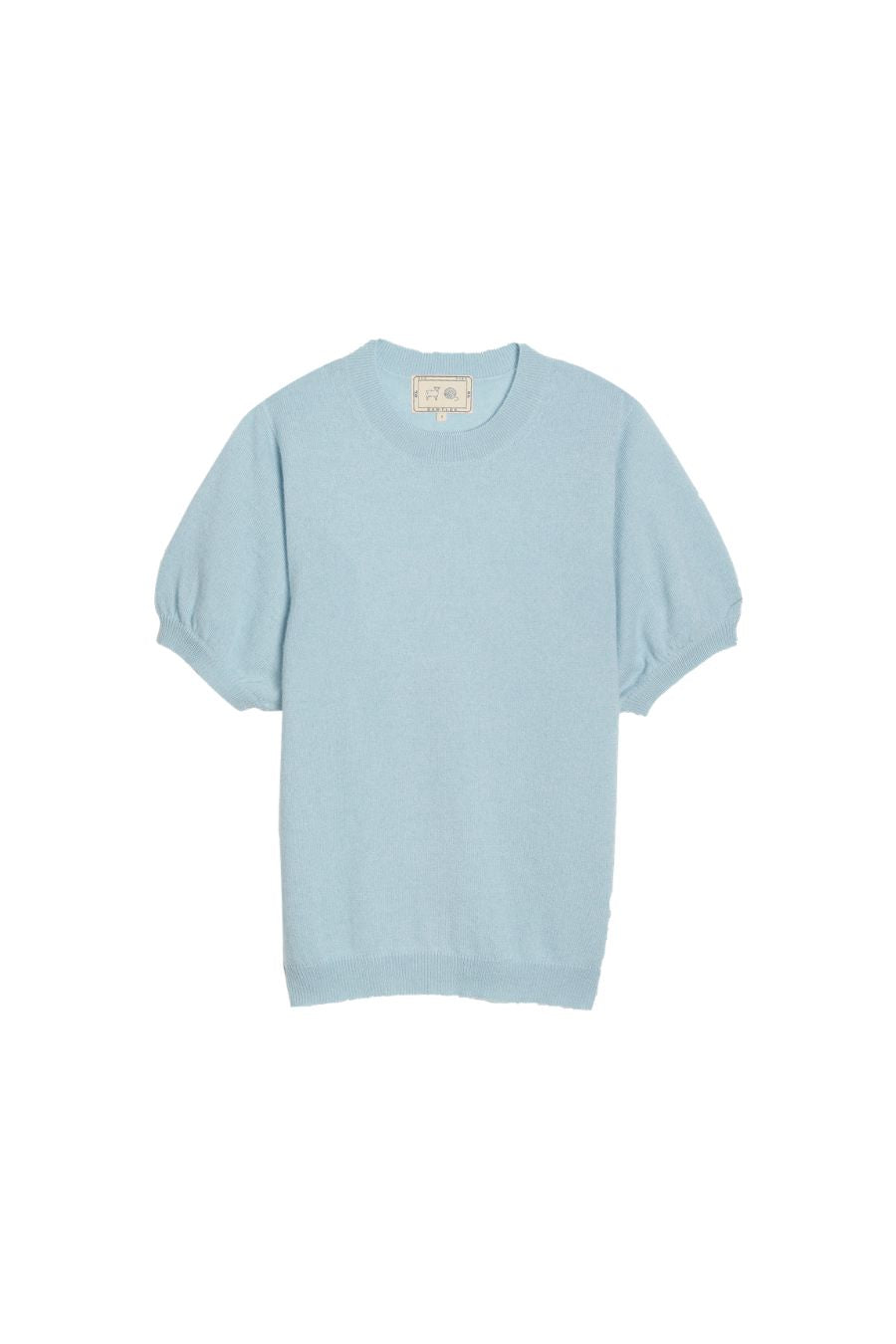 Tilda Cashmere Top in Milky Blue