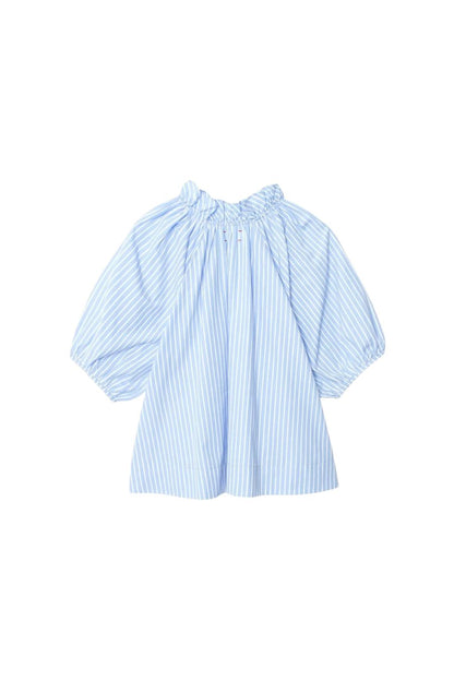Clementine Top in Blue Paradise