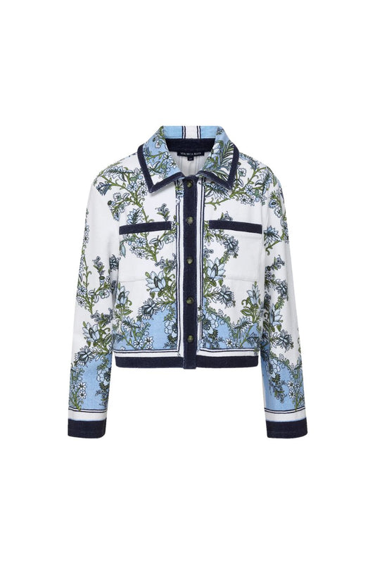 Novelle Button-Down Shirt in Blue Jay Multi