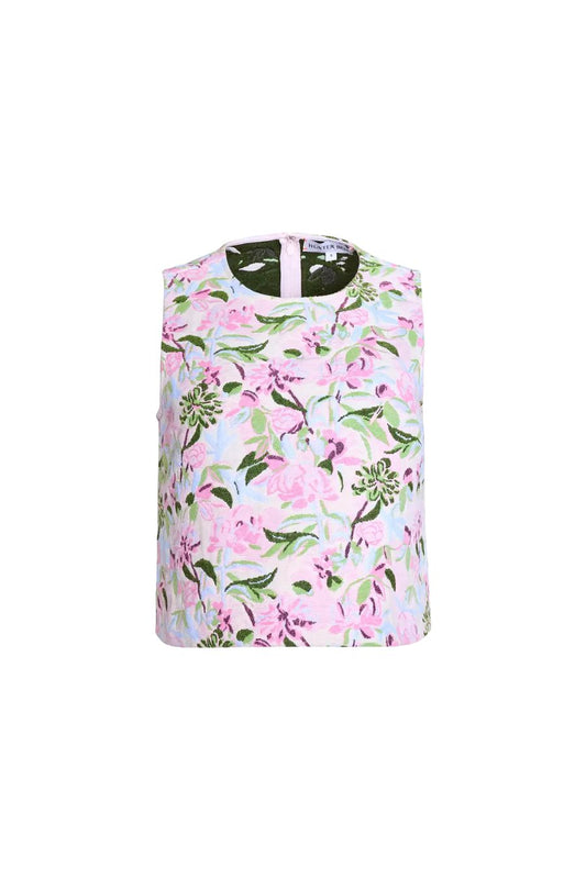 Rebecca Top in Magnolia Grove Jacquard