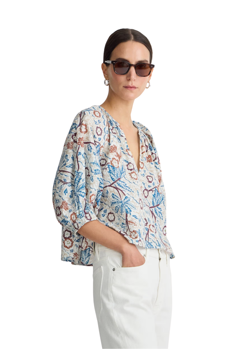 Nele Top in Earthly Delights Batik