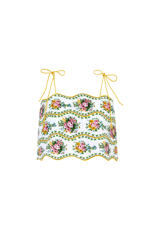 Vintage Bouquet Sicily Top
