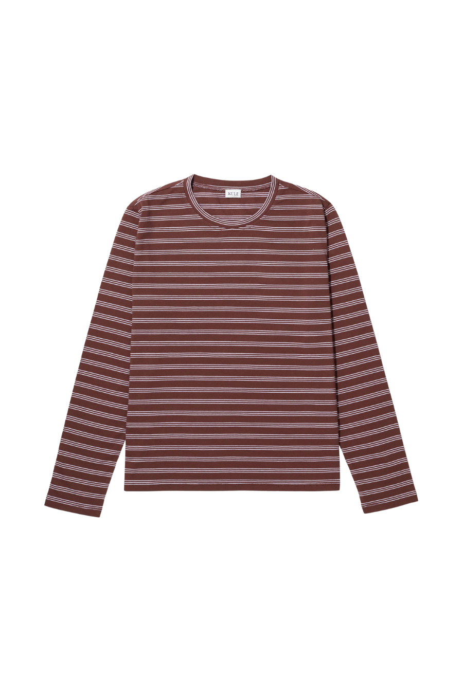 The Modern Long in Brown/White Mixed Stripe