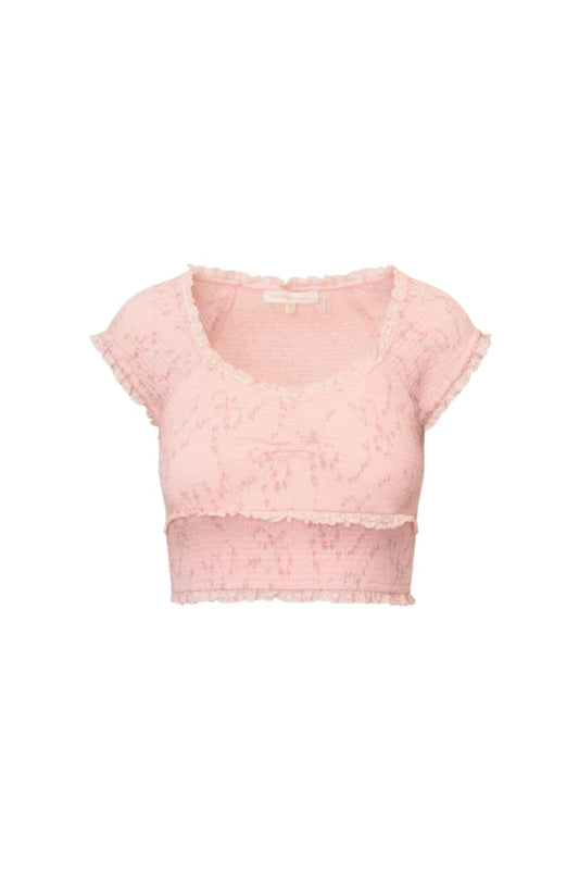 Cambron Top in Apple Blossom
