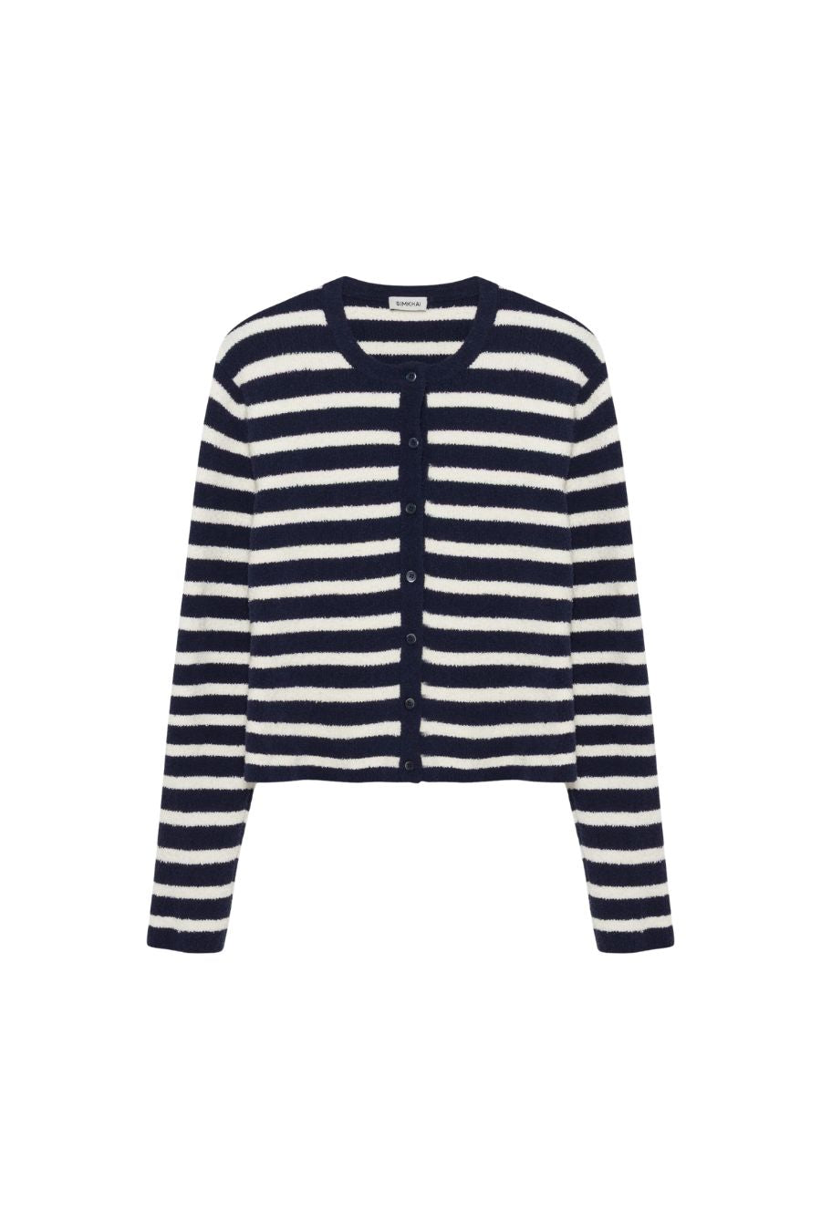 Harland Cardigan in Midnight Stripe
