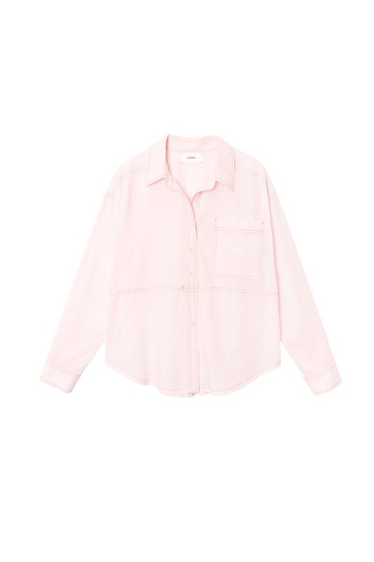 Logan Shirt in Pale Rose