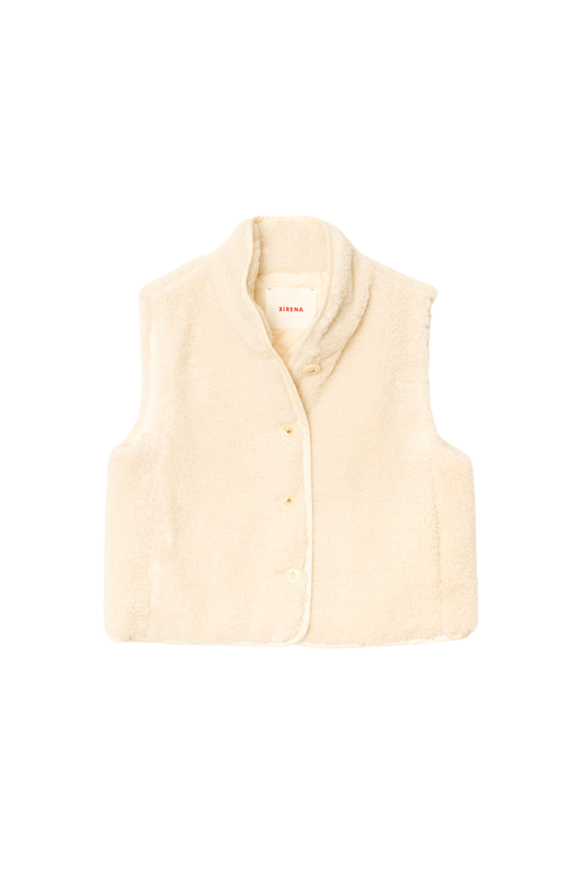 Kensi Vest in Cream