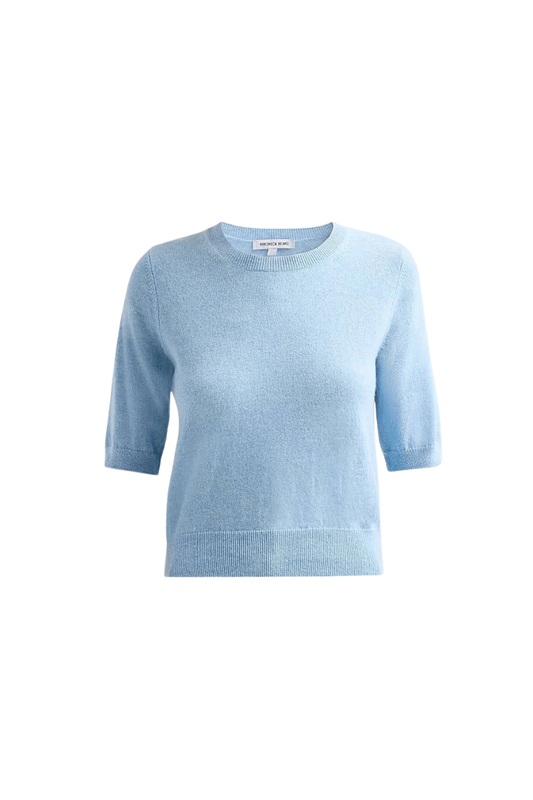 Shana Cashmere Sweater in Pale Blue