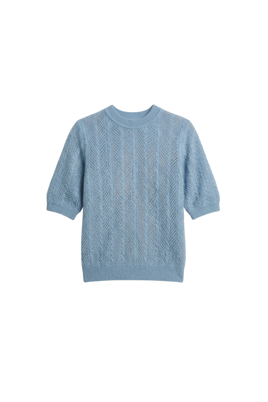 Shana Cashmere Sweater in Blue River