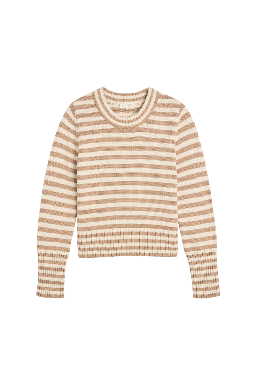Micha Stripe Sweater in Cashew/Off White